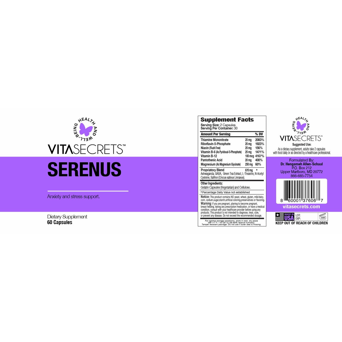 Serenus  (Anxiety & Stress Support)